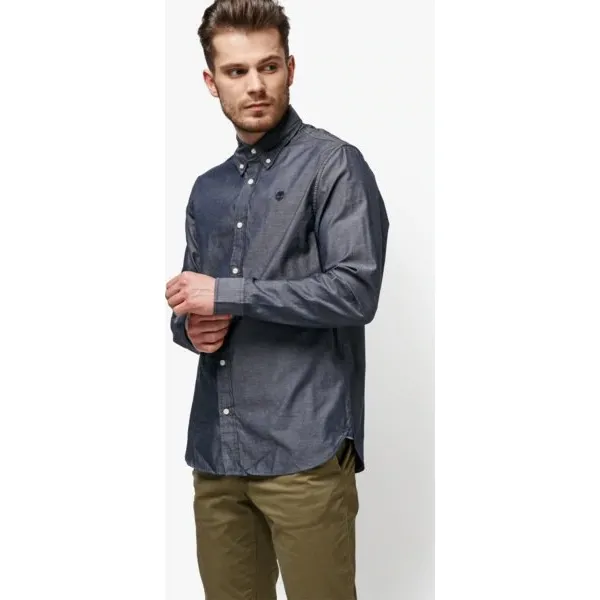 Timberland Koszula Ls Wellfleet Solid Oxford , niebieski, rozmiar XXL. Niebieskie koszule męskie Timberland, xxl, z aplikacjami, z bawełny, klasyczne, z klasycznym kołnierzykiem, bez rękawów. W wyprzedaży za 219,99 zł.