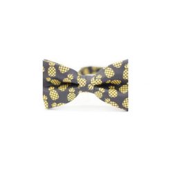Mucha Pineapple. Szare muszki męskie marki Edyta kleist, na randkę, w paski, z tkaniny, eleganckie. Za 99,00 zł.