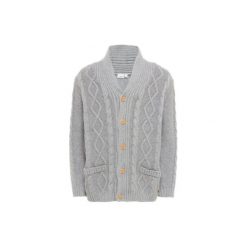 Swetry chłopięce: name it Boys Sweter Cardigan Finkal grey melange