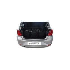 VW POLO, 2009- TORBY DO BAGAŻNIKA 3 SZT KJUST - 7043004. Czarne torby podróżne KJUST, bez wzorów, z kauczuku, klasyczne. Za 649,00 zł.