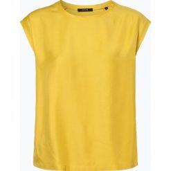 Opus - Bluzka damska – Finya, żółty. Żółte bluzki damskie Opus, bez wzorów, eleganckie, bez kołnierzyka, bez rękawów. Za 179,95 zł.