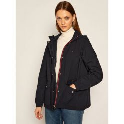 Parka TOMMY HILFIGER Mischa WW0WW28484. Niebieskie kurtki damskie TOMMY HILFIGER, s, bez wzorów, bez kaptura. Za 799,00 zł.