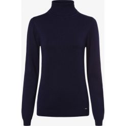 More & More - Sweter damski, niebieski. Niebieskie swetry damskie More & More, bez wzorów, z dzianiny, eleganckie, bez rękawów, bez kaptura. Za 159,95 zł.