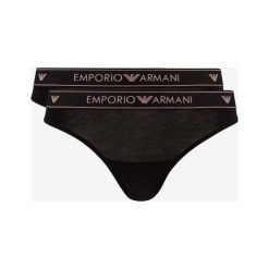 Emporio Armani 2-pack Spodenki Czarny. Czarne figi damskie Emporio Armani, xs, bez wzorów, z elastanu. Za 168,95 zł.