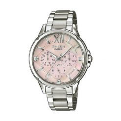 Biżuteria i zegarki: Zegarek Casio Damski Sheen SHE-3056D-4AUER Swarovski MultiData