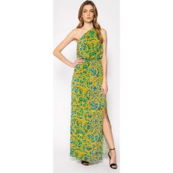 Sukienka letnia Versace Jeans Couture D2HVA416. Sukienki damskie Versace Jeans Couture, na lato, bez wzorów, z elastanu, bez kołnierzyka, bez rękawów. W wyprzedaży za 1489,00 zł.