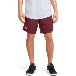 Under Armour Performance Szorty Czerwony. Czerwone spodenki i szorty męskie Under Armour, l, bez wzorów, z poliesteru. Za 206,95 zł.