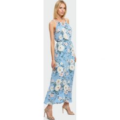 Wiskozowa sukienka maxi. Szare sukienki damskie Greenpoint, bez wzorów, z wiskozy, bez kołnierzyka, bez rękawów, maxi. Za 119,99 zł.