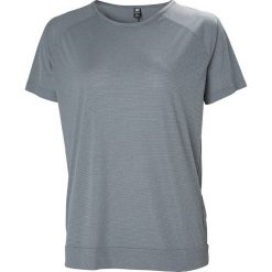 Koszulka funkcyjna "Racing" w kolorze szarym. Szare koszulki damskie Helly Hansen, xs, bez wzorów, z materiału, z okrągłym kołnierzem. W wyprzedaży za 49,95 zł.