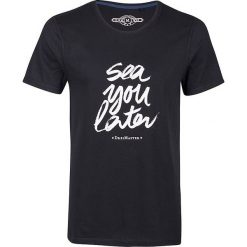 T-shirty męskie z nadrukiem: Koszulka w kolorze czarnym