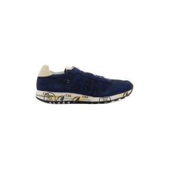 Buty Premiata ERIC 3836. Niebieskie trampki męskie Premiata, bez wzorów, bez zapięcia. Za 763,58 zł.