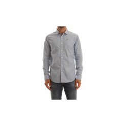 Koszule z długim rękawem Tommy Jeans DM0DM04406 ORIG.END ON END. Niebieskie koszule męskie Tommy Jeans, s, bez wzorów, z jeansu, bez kołnierzyka, z długim rękawem. Za 248,38 zł.