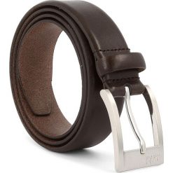 Pasek Męski BOSS - C-Brandon 50292556 90 Dark Brown 203. Brązowe paski męskie Boss, w paski, ze skóry. W wyprzedaży za 269,00 zł.