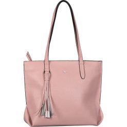 Tom Tailor torebka Lucca Shopper 27006 różowa. Różowe torby damskie na zakupy Tom Tailor, bez wzorów, ze skóry, eleganckie, bez dodatków. W wyprzedaży za 179,00 zł.