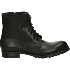 Botki męskie - 3852 WES NERO. Czarne botki męskie Venezia, ze skóry. Za 299,00 zł.