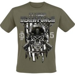 T-shirty męskie: Five Finger Death Punch Infantry Special Forces T-Shirt oliwkowy