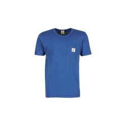 T-shirty z krótkim rękawem Franklin Marshall TANS MORA. Niebieskie t-shirty męskie Franklin Marshall, s, bez wzorów, bez kołnierzyka, krótkie. Za 104,30 zł.