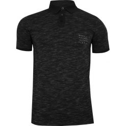 Czarna Melanżowa Koszulka POLO, Męska, Krótki Rękaw -PAKO JEANS- T-shirt z Kołnierzykiem TSPJNSPOLOPATROLcz. Czarne koszulki męskie Pako Jeans, m, bez wzorów, z bawełny, casualowe, polo, z krótkim rękawem, krótkie. Za 65,00 zł.