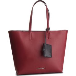 Torebka CALVIN KLEIN - Tack Shopper K60K604833 242. Czerwone shopper bag damskie Calvin Klein, ze skóry ekologicznej. Za 649,00 zł.