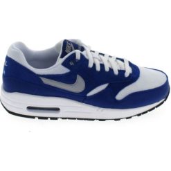 Buty sportowe damskie: Nike Buty damskie Air Max 1 Gs biało-niebieskie r. 37.5 (555766-111)