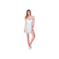 Telescopium Dress (Pastel). Różowe sukienki damskie OKUAKU, na lato, xl, bez wzorów, z elastanu, bez kołnierzyka, bez rękawów, dopasowane. Za 94,50 zł.