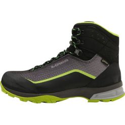 Lowa IROX GTX MID Buty trekkingowe schwarz/limone. Czarne buty sportowe męskie marki Lowa, z tworzywa sztucznego, bez zapięcia, outdoorowe. W wyprzedaży za 730,15 zł.