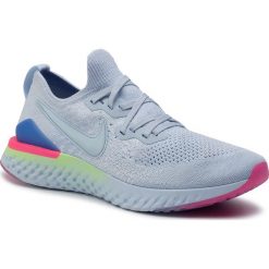 Buty NIKE - Epic React Flykint 2 BQ8928 453 Hydrogen Blue/Hydrogen Blue/. Niebieskie buty sportowe męskie Nike, z tworzywa sztucznego, bez zapięcia, do biegania. W wyprzedaży za 449,00 zł.