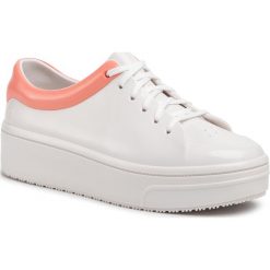 Sneakersy MELISSA - Mellow Ad 32683 White/Pink. Białe półbuty damskie Melissa, z tworzywa sztucznego. Za 339,00 zł.