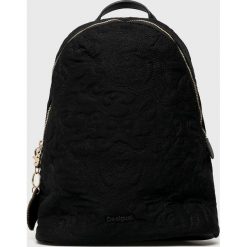 Desigual - Plecak. Czarne plecaki damskie marki Desigual, z bawełny. Za 349,90 zł.