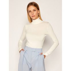 Golf Liu Jo MF0002 MA49I. Brązowe swetry damskie Liu Jo, m, bez wzorów, bez rękawów, bez kaptura. Za 399,00 zł.