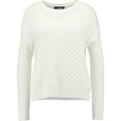 Swetry klasyczne damskie: Object OBJCLOUDY Sweter gardenia