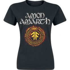 Amon Amarth The Pursuit Of Vikings Koszulka damska czarny. Czarne koszulki damskie marki Amon Amarth, l, z nadrukiem, z okrągłym kołnierzem. Za 74,90 zł.