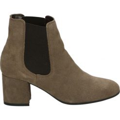 Botki - 26542 CAM ALM. Brązowe botki damskie zamszowe marki Venezia. Za 299,00 zł.