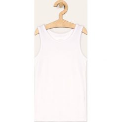 Name it - T-shirt 110-152 cm (2 pack). Białe t-shirty chłopięce Name it, bez wzorów, z elastanu, bez rękawów. Za 39,90 zł.