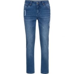 Dżinsy RELAXED bonprix niebieski "stone”. Jeansy damskie relaxed fit bonprix. Za 99,99 zł.