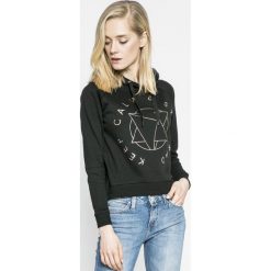 Haily's - Bluza Star. Czarne bluzy damskie z nadrukiem marki Haily's, s, z bawełny, z kapturem. W wyprzedaży za 34,90 zł.
