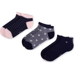 Zestaw 3 par niskich skarpet damskich TOM TAILOR - 97113 Blue 526. Niebieskie skarpetki damskie Tom Tailor, bez wzorów, z elastanu. Za 35,00 zł.