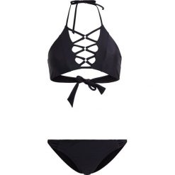 Stroje dwuczęściowe damskie: South Beach LATTICE FRONTDESIGN WITH RING DETAIL SET Bikini black