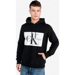 Calvin Klein Bluza Czarny. Czarne bluzy męskie Calvin Klein, xl, z nadrukiem, z bawełny, bez kołnierzyka, bez rękawów, bez kaptura. Za 567,95 zł.