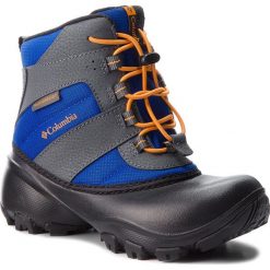 Śniegowce COLUMBIA - Childrens Rope Tow III Waterproof BC1322 Azul/Orange Blast 437. Szare śniegowce chłopięce marki Columbia, bez zapięcia. W wyprzedaży za 219,00 zł.