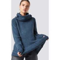 Trendyol Sweter z golfem - Blue. Niebieskie swetry damskie marki Trendyol, bez wzorów, z materiału, bez rękawów. Za 80,95 zł.