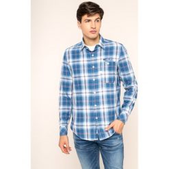 Koszula G-Star Raw D14071-7934-6321. Niebieskie koszule męskie G-Star RAW, m, bez wzorów, z bawełny, retro, bez kołnierzyka, bez rękawów. W wyprzedaży za 259,00 zł.