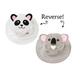 FlapJack Kapelusz Panda/Koala M. Szare czapeczki niemowlęce FlapJack. Za 50,66 zł.