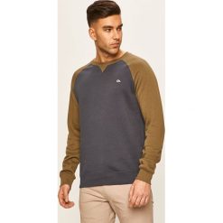 Quiksilver - Bluza. Niebieskie bluzy męskie Quiksilver, xl, bez wzorów, z bawełny, z okrągłym kołnierzem, bez rękawów, bez kaptura. W wyprzedaży za 99,90 zł.