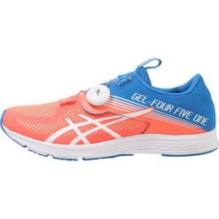 ASICS GEL 451 Obuwie do biegania startowe flash coral/white/directoire blue. Pomarańczowe buty do biegania męskie Asics, z materiału. W wyprzedaży za 423,20 zł.