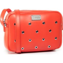 Torebka TRUSSARDI JEANS - Emma Camera Bag 75B00876 P110. Czerwone listonoszki damskie Trussardi Jeans, bez wzorów, z jeansu, bez dodatków. W wyprzedaży za 269,00 zł.