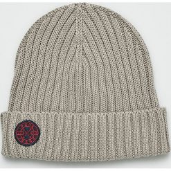 Pepe Jeans - Czapka. Szare czapki zimowe męskie Pepe Jeans, z bawełny. W wyprzedaży za 84,90 zł.