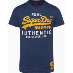 Superdry - T-shirt męski, niebieski. Niebieskie t-shirty męskie Superdry, m. Za 149,95 zł.