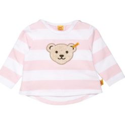 Steiff Collection 1/1 ARM NEWBORN GIRL DOTS & STRIPES BABY Bluza barely pink. Różowe bluzy dziewczęce Steiff Collection, z elastanu. Za 129,00 zł.