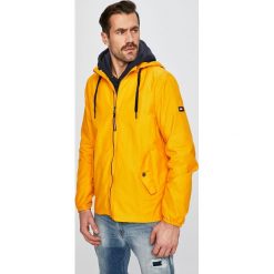 Tommy Jeans - Kurtka. Niebieskie płaszcze męskie Tommy Jeans, m, bez wzorów, z elastanu, krótkie, z kapturem. W wyprzedaży za 339,90 zł.